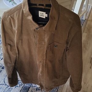 Flint and Tinder Flannel-Lined Waxed Trucker Jacket